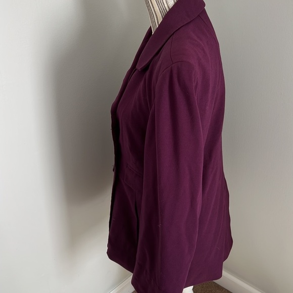 Kenar Pea Coat Jacket Size 12 - Picture 3 of 5